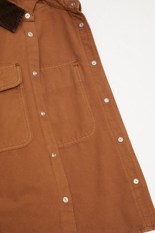 Carhartt WIP W' Prescott Shirt Jac kurtka koszulowa damska bawełniana I036513.00SGD brązowy