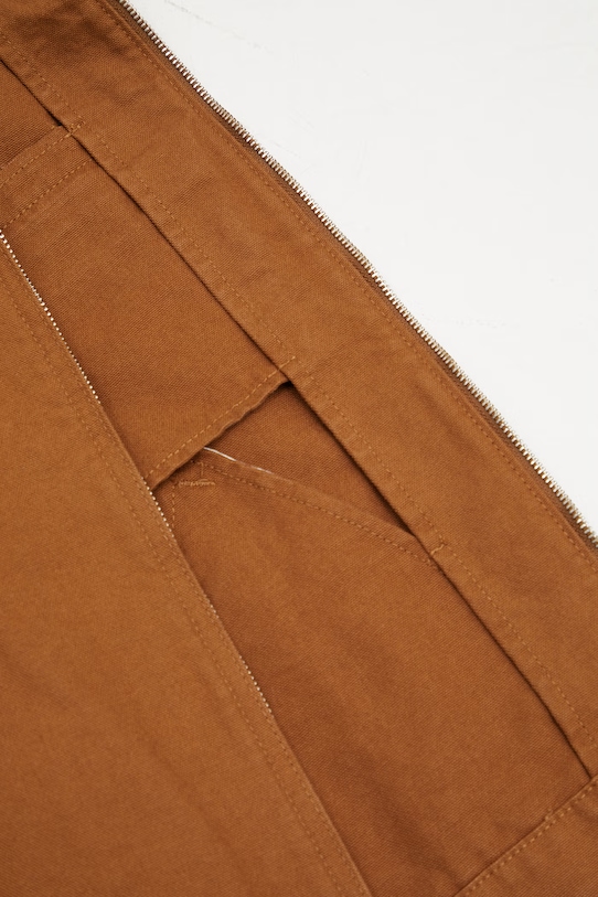 Carhartt WIP dámska bavlnená bunda W' OG Detroit Jacket I034844.00S02 hnedá