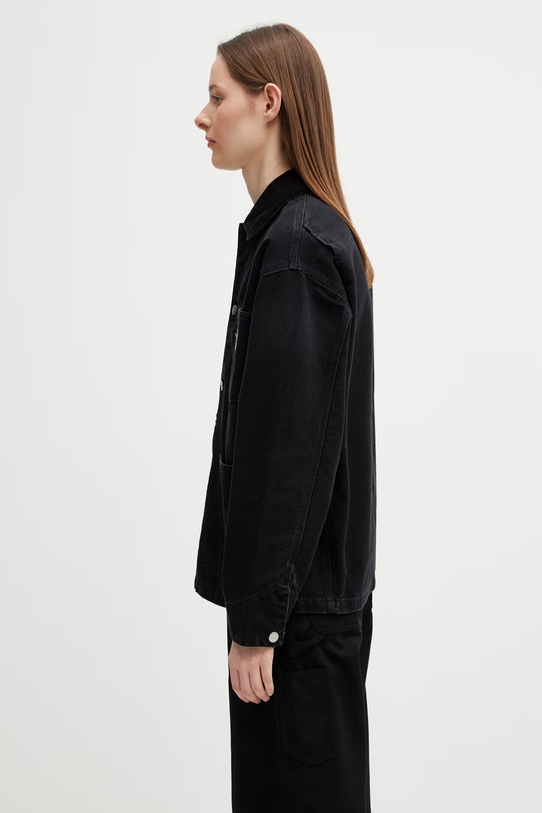 Carhartt WIP W' OG Michigan Coat kurtka jeansowa damska jeansowa I034843.00E4O czarny SS26
