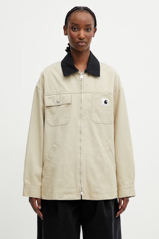 Carhartt WIP W' Dana Jacket kurtka przejściowa damska bawełniana beżowy I036514.3NH02
