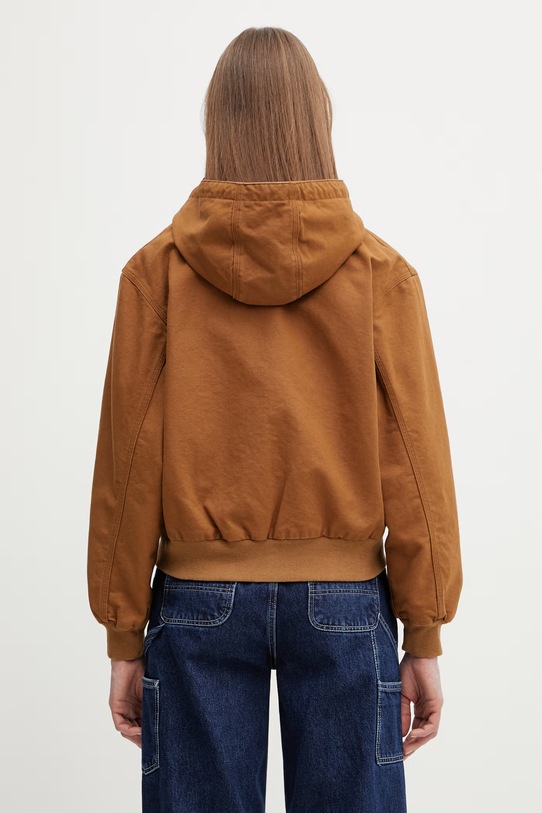 Odzież Carhartt WIP W' OG Active Jacket kurtka damska bawełniana I034321.HZ02 brązowy