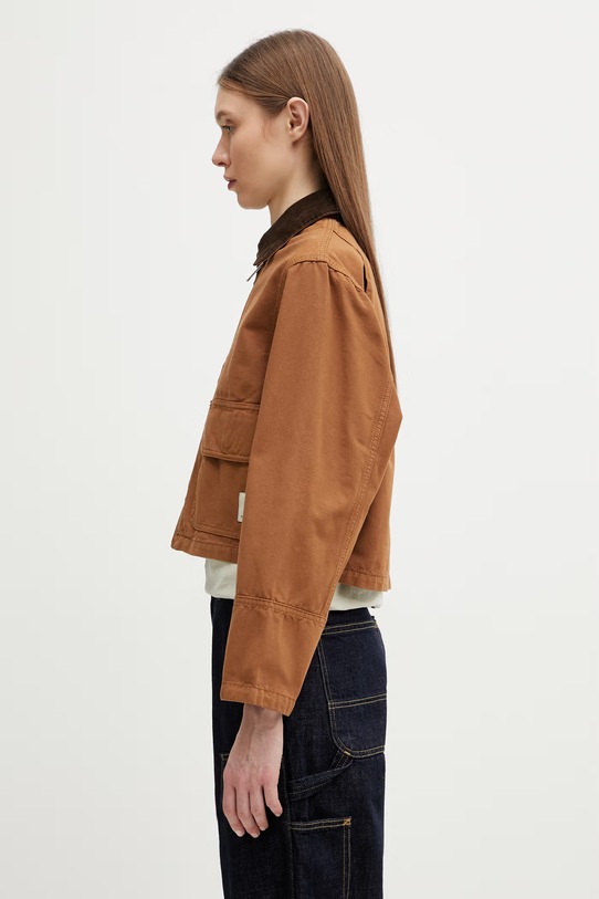 Carhartt WIP W' Prescott Jacket kurtka przejściowa damska bawełniana I036512.00SGD brązowy SS26