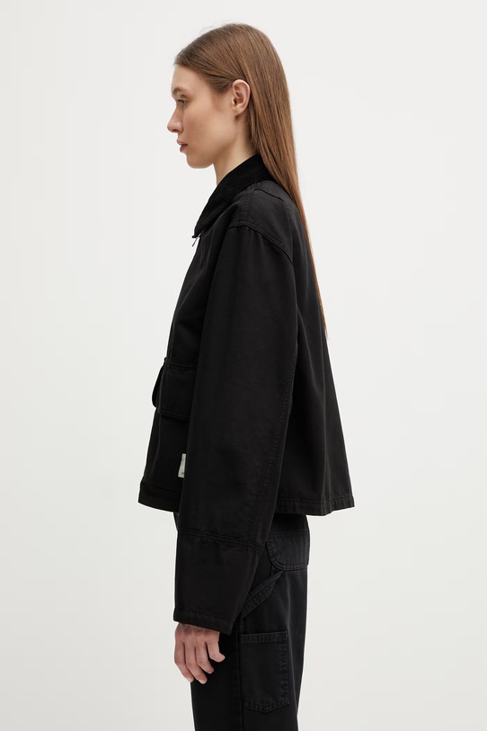 Carhartt WIP W' Prescott Jacket kurtka przejściowa damska bawełniana I036512.00EGD czarny SS26