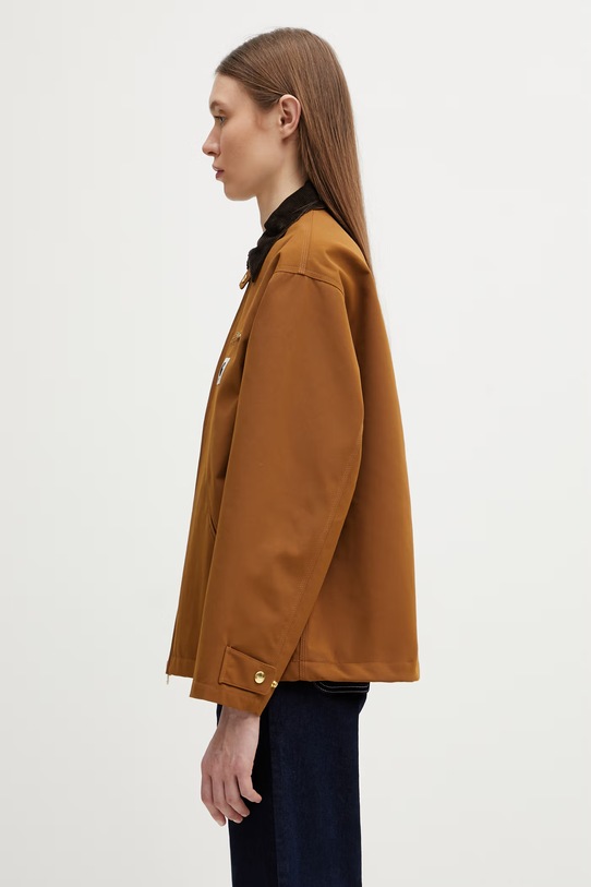 Carhartt WIP W' Clark Jacket kurtka przejściowa damska bawełniana I036144.00SXX brązowy SS26