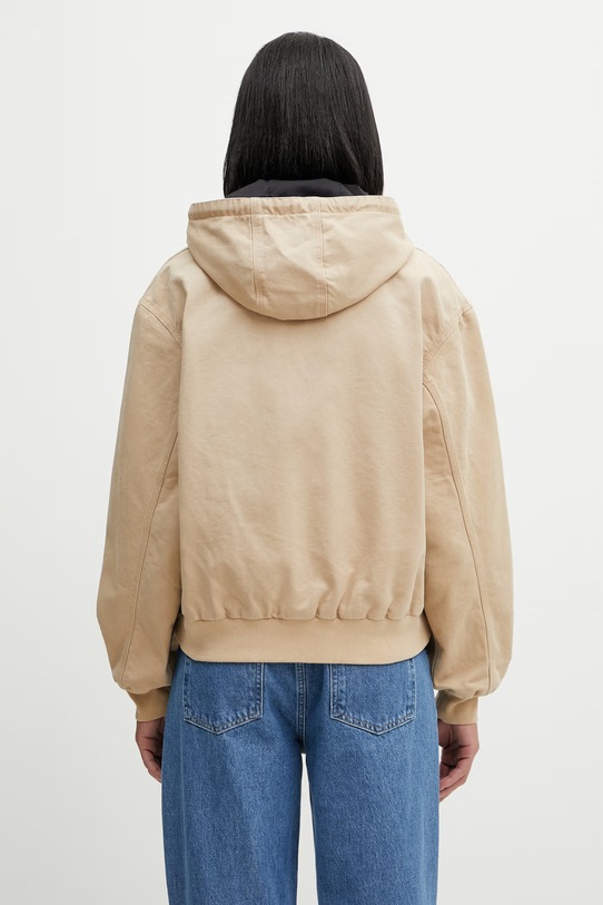Дрехи Carhartt WIP W' OG Active Jacket преходно яке дамско от памук I034842.07E4O бежов