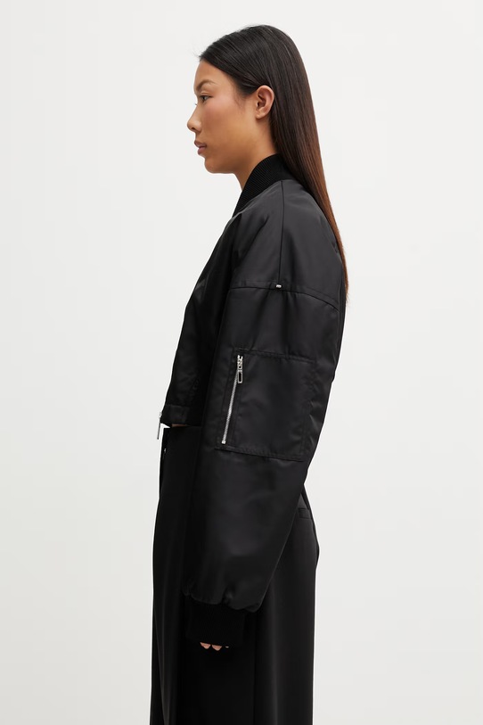 Sportmax Spxvezzoso bomber jakna za žene 2612021011600 crna SS26