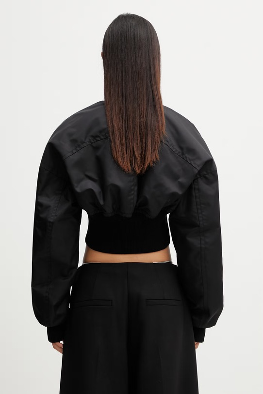 Odjeća Sportmax Spxvezzoso bomber jakna za žene 2612021011600 crna