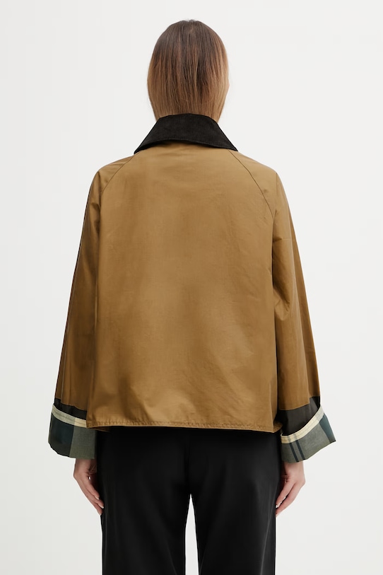Odzież Barbour Alma Wax kurtka przejściowa damska woskowana LWX1465SN31 zielony