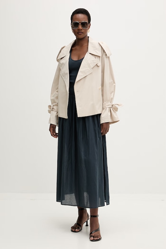 Isabelle Blanche тренч для женщин из хлопка IS26SS.J001.T001 бежевый SS26