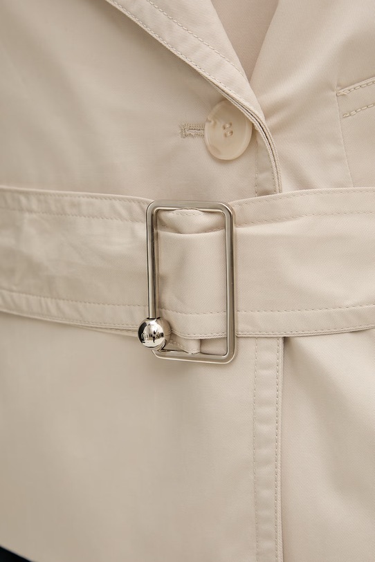 Isabelle Blanche trencz damski bawełniany IS26SS.J001.T001 beżowy