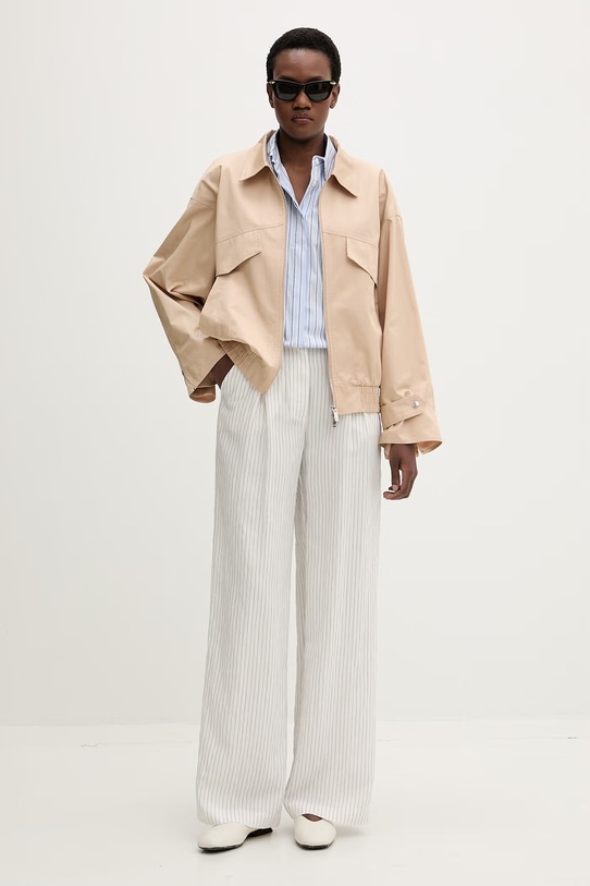 Isabelle Blanche kurtka damska bawełniana IS26SS.J005.T001 beżowy SS26