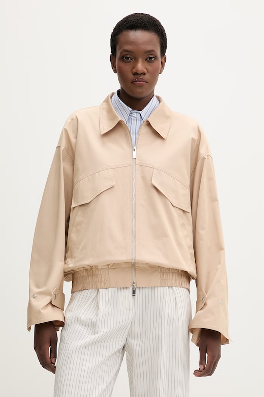 Odzież Isabelle Blanche kurtka damska bawełniana IS26SS.J005.T001 beżowy