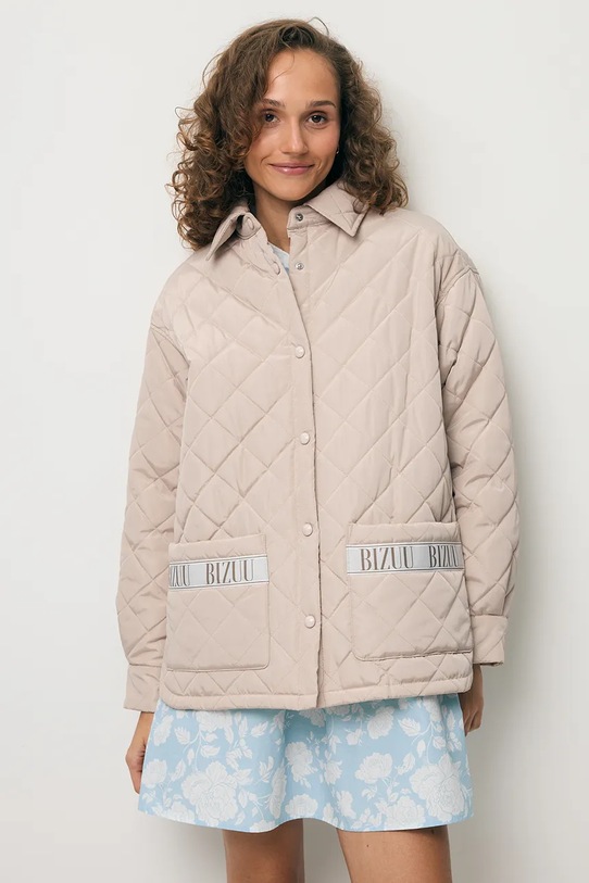 BIZUU prešita jakna ženska MARIN bež MARIN.BEZOWY