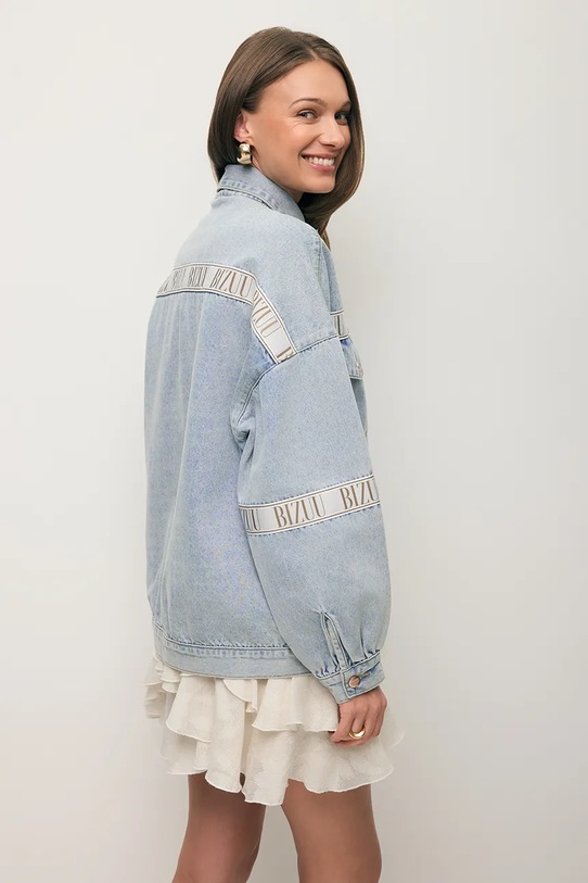 BIZUU jakna ženska denimova PASSA PASSA.BLEKITNY modra SS26