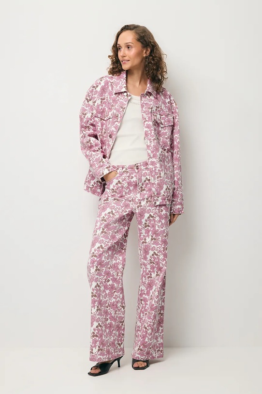 BIZUU jakna ženska denimasta PRINSA PRINSA.ROZOWY roza SS26