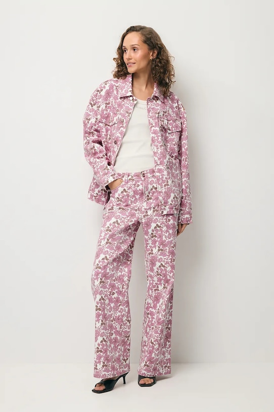 BIZUU jakna ženska denimasta PRINSA PRINSA.ROZOWY roza SS26