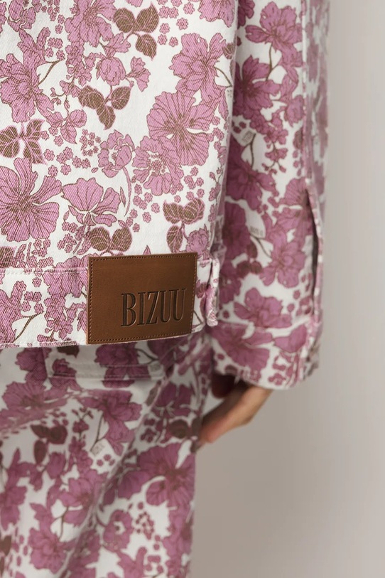 BIZUU jakna ženska denimasta PRINSA roza PRINSA.ROZOWY