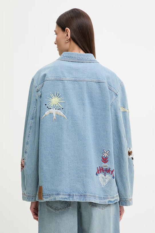 Одяг MUNTHE джинсова куртка жіноча BRAULIA 261152526187 блакитний