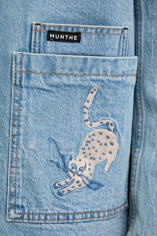 MUNTHE джинсова куртка жіноча BRAULIA 261152526187 блакитний