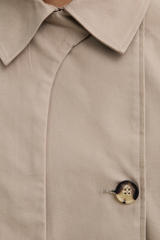 rag & bone krátky trenčkot dámsky bavlnený Jamie RAB126S0MOW hnedá