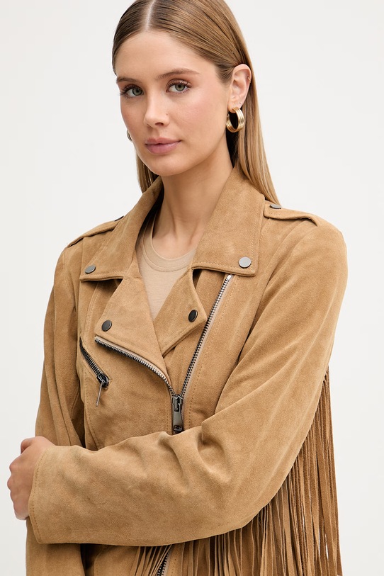 ViCOLO куртка жіноча шкіряна коричневий TAB0172