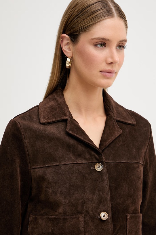 ViCOLO коротка куртка жіноча шкіряна коричневий TAB0174