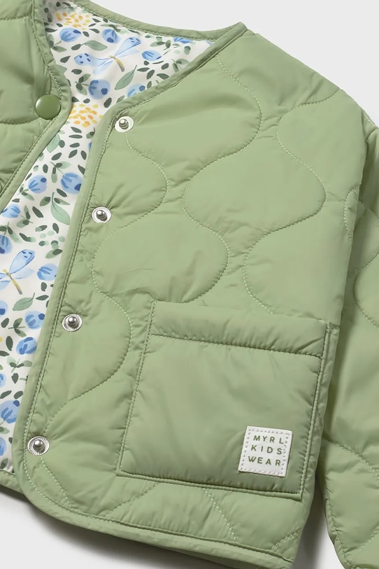 Dječja dvostrana jakna Mayoral 1493.4G.Baby.PPY2 zelena