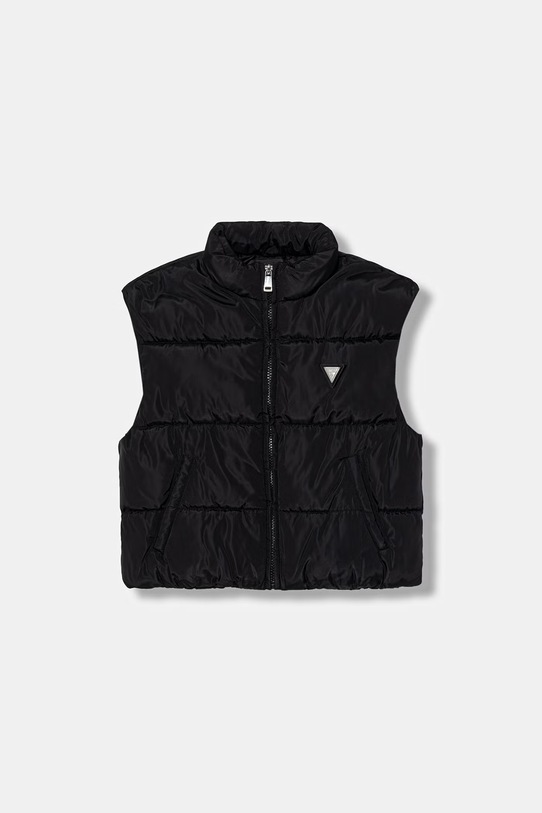 Guess bezrękawnik dziecięcy bez kaptura czarny J6RN01.WB242.PPY2