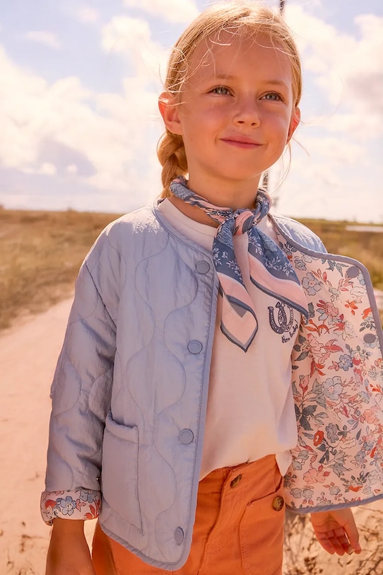 Αναστρέψιμο παιδικό μπουφάν Mayoral άλλο μπλε 3452.6E.Mini.PPY2