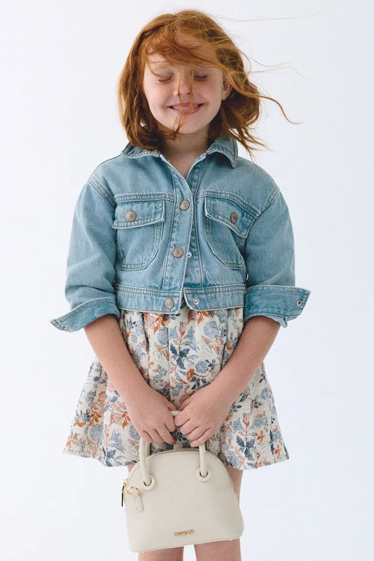 Mayoral kurtka jeansowa dziecięca nieocieplane niebieski 3454.6E.Mini.PPY2