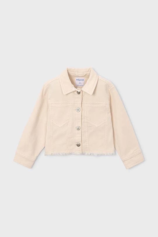 Mayoral geacă de blugi pentru copii necaptusit bej 3455.6H.Mini.PPY2
