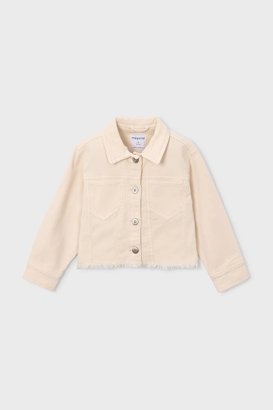 Mayoral geacă de blugi pentru copii necaptusit bej 3455.6H.Mini.PPY2