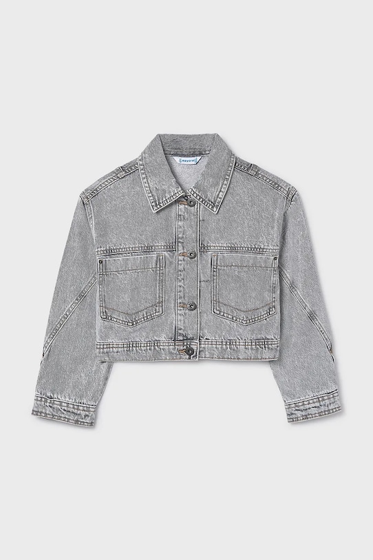 Mayoral geacă de blugi pentru copii 6406.8C.Junior.PPY2 gri SS26