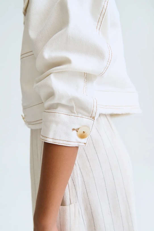 Dječja jakna Mayoral 6407.8F.Junior.PPY2 bijela