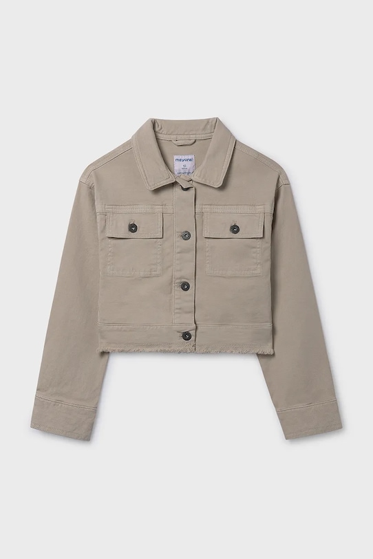Mayoral kurtka dziecięca 6407.8F.Junior.PPY2 beżowy SS26