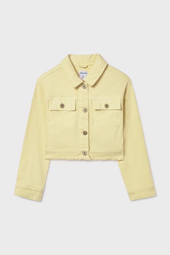 Mayoral geacă copii 6407.8F.Junior.PPY2 galben SS26