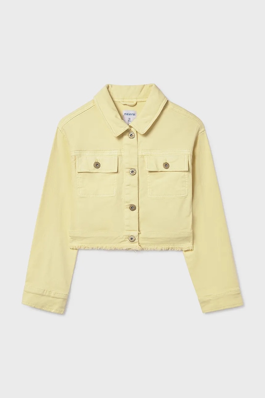 Mayoral geacă copii 6407.8F.Junior.PPY2 galben SS26