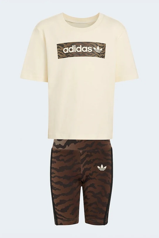 Παιδικό σετ adidas Originals KD5822 μπεζ SS26