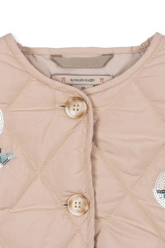 Otroška jakna Konges Sløjd FLORA SEQUIN JACKET roza KS104811.PPY2