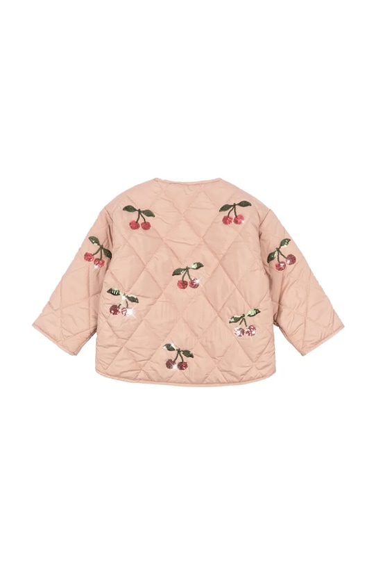 Dziewczynka Konges Sløjd kurtka dziecięca FLORA SEQUIN JACKET KS104811.PPY2 różowy