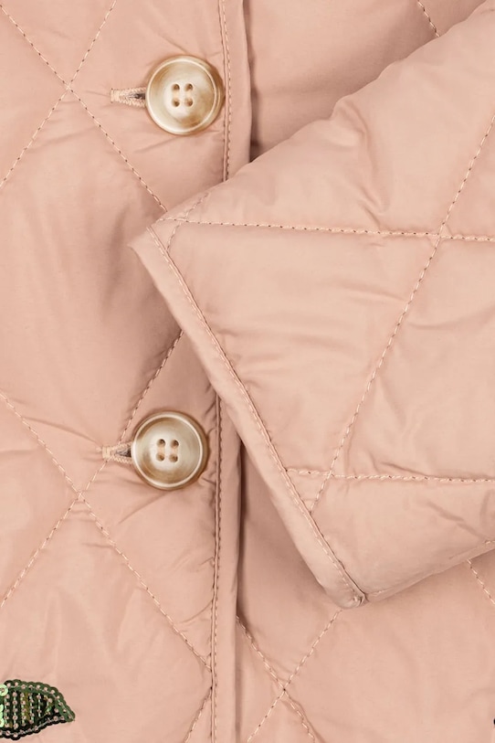 Konges Sløjd kurtka dziecięca FLORA SEQUIN JACKET KS104811.PPY2 różowy