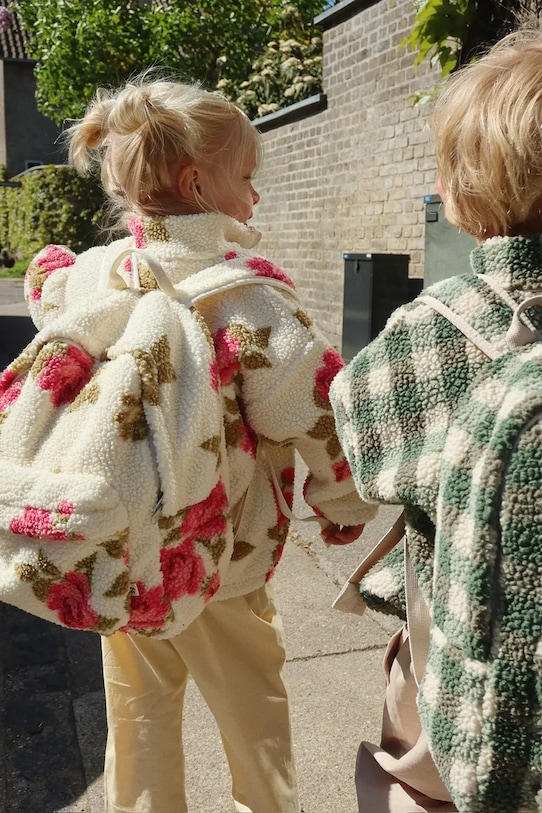 Konges Sløjd kurtka dziecięca JODY TEDDY JACKET GRS KS104868.G.PPY2