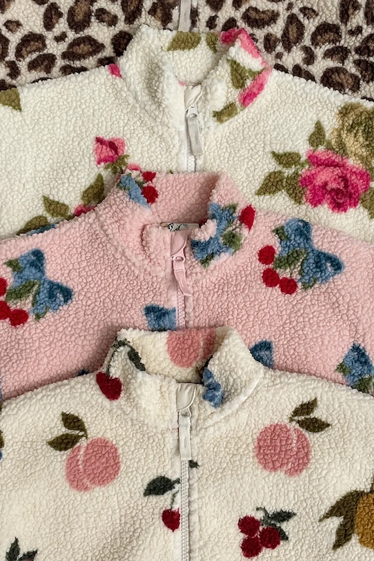 Konges Sløjd kurtka dziecięca JODY TEDDY JACKET GRS KS104868.G.PPY2