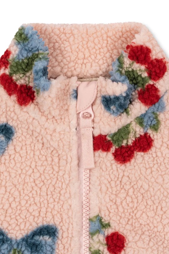 Dziewczynka Konges Sløjd kurtka dziecięca JODY TEDDY JACKET GRS KS104868.G.PPY2 różowy
