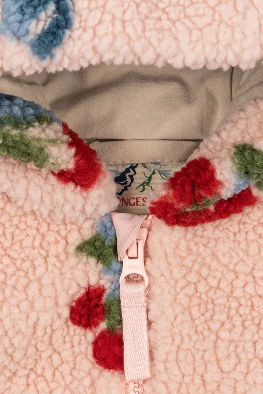 Dziewczynka Konges Sløjd kombinezon niemowlęcy JODY TEDDY ONESIE GRS KS104869.PPY2 różowy