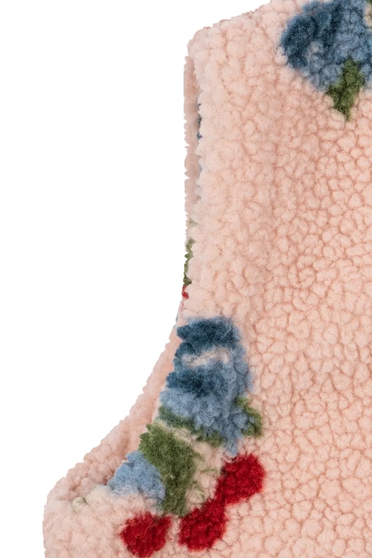Konges Sløjd bezrękawnik dziecięcy JODY TEDDY VEST GRS różowy KS104870.PPY2