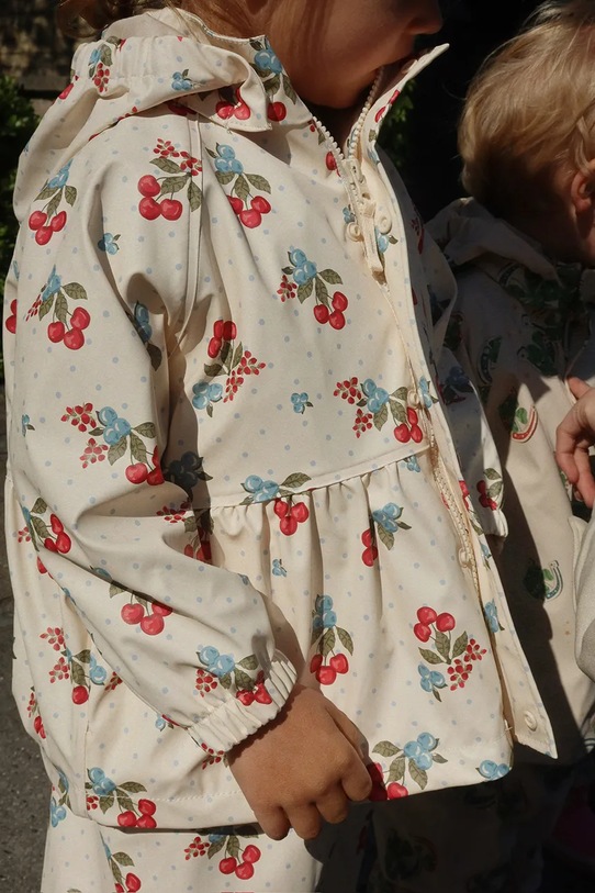 Konges Sløjd spodnie i kurtka dziecięca RAINY PALME SET GIRL KS105050.PPY2