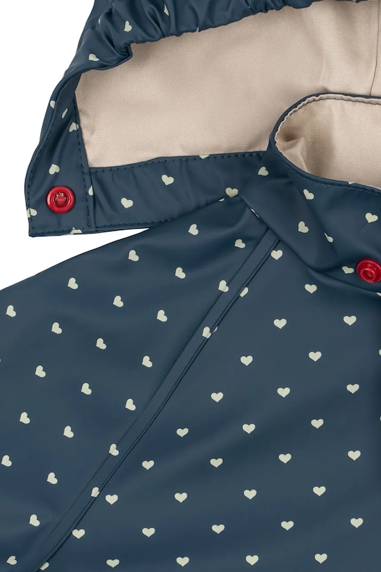 Dziewczynka Konges Sløjd spodnie i kurtka dziecięca RAINY PALME SET GIRL KS105050.PPY2 granatowy