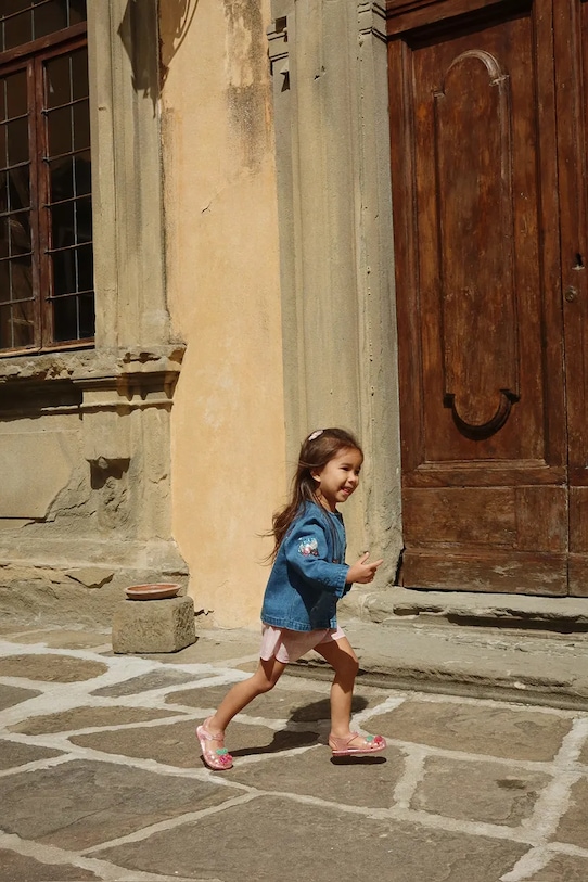 Dječja traper jakna Konges Sløjd MAGOT SEQUIN DENIM JACKET GOTS KS104974.PPY2