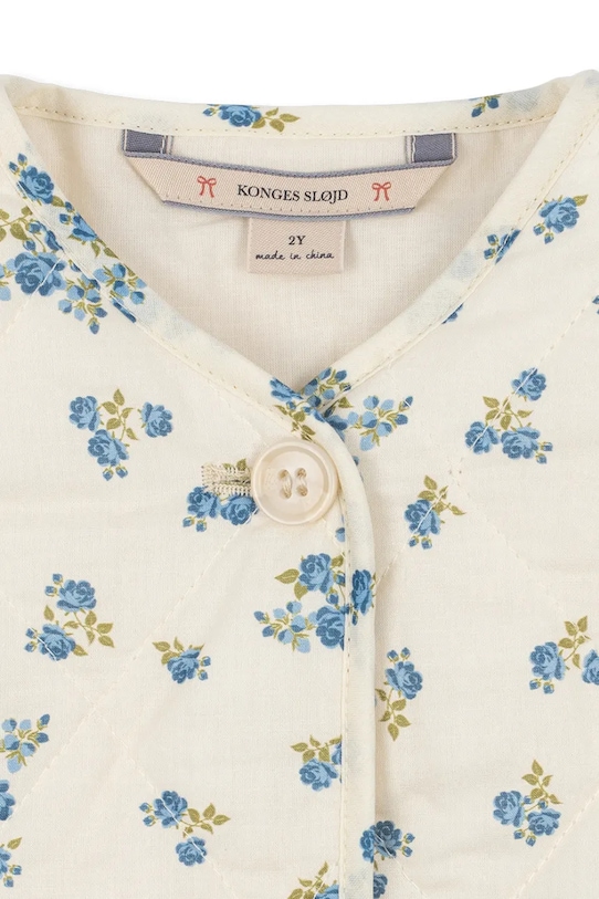 Konges Sløjd kurtka pikowana dziecięca bawełniana PACEY QUILTED JACKET beżowy KS105024.PPY2